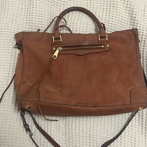 Rebecca Minkoff Solid Suede Tote Bag